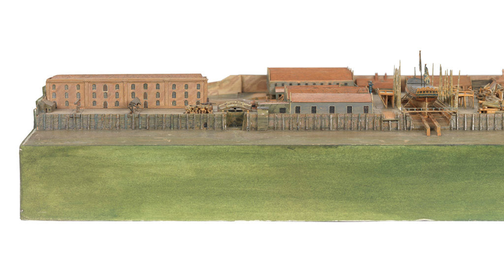 Detail of Topographical model by Richard Pickthorne
