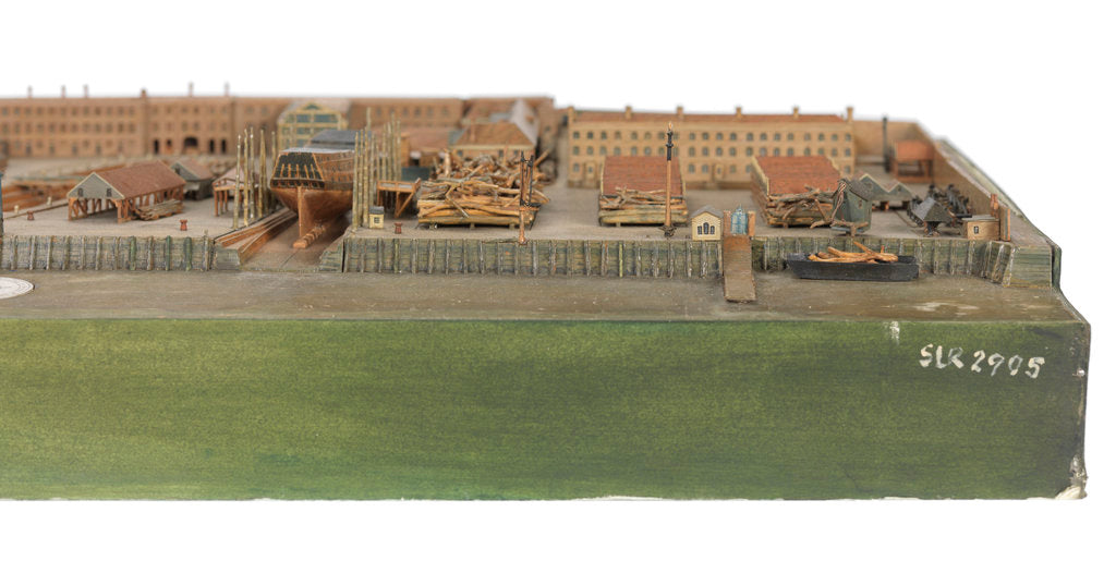 Detail of Topographical model by Richard Pickthorne