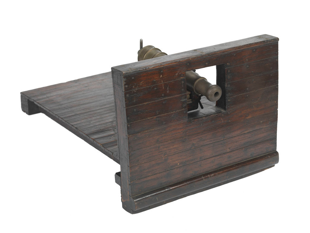 Detail of Ordnance model; Gun model; Sectional model by unknown