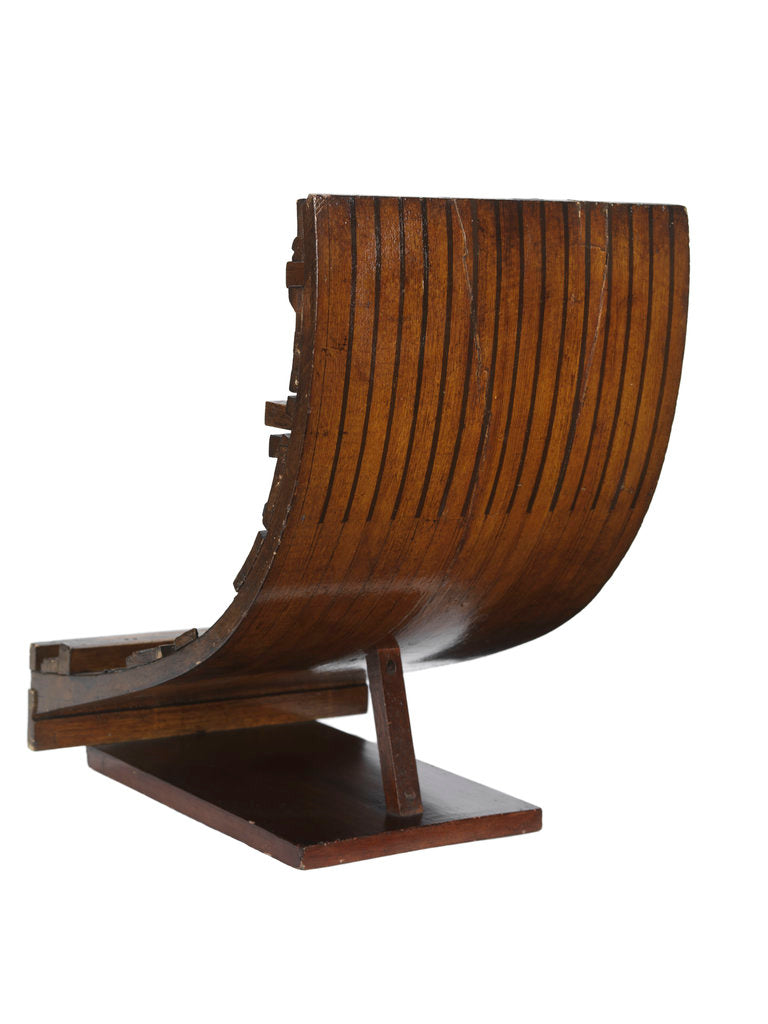 Detail of Sectional model; Plank-on-frame by unknown