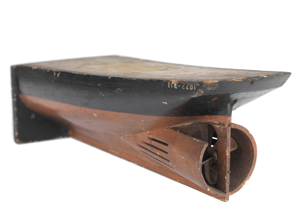 Detail of Sectional model; Stern model by unknown