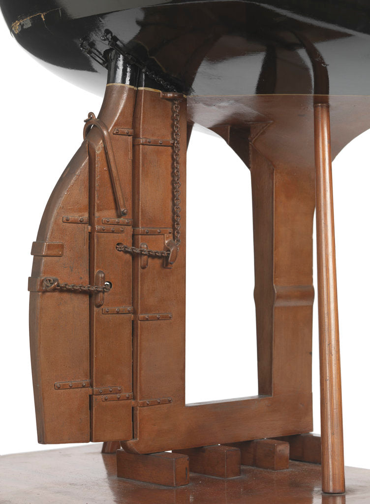 Detail of Stern model; Sectional model; Rudder model by unknown