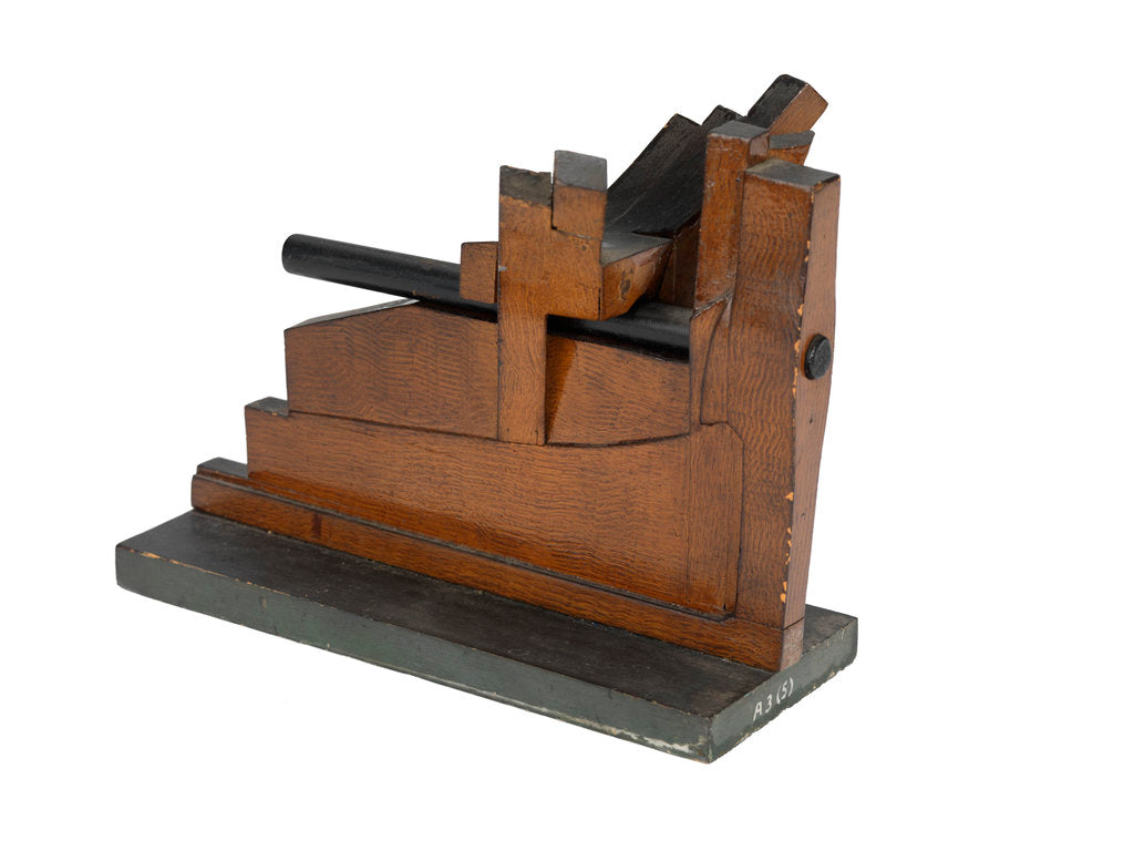 Detail of Sectional model; Stern model by unknown