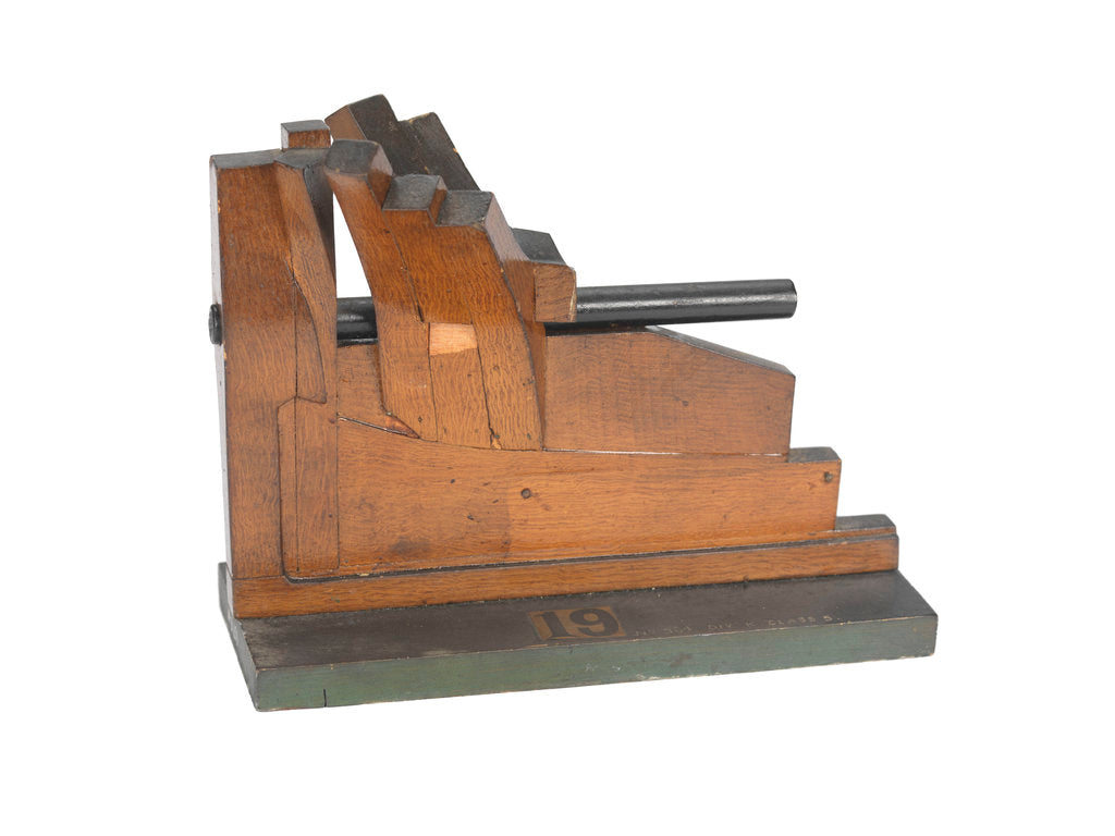 Detail of Sectional model; Stern model by unknown