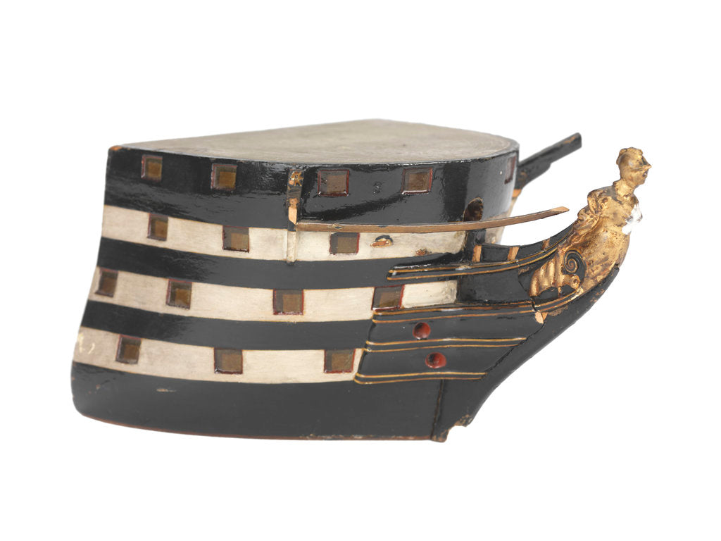 Detail of Sectional model; Bow model; Waterline model; Block model by unknown
