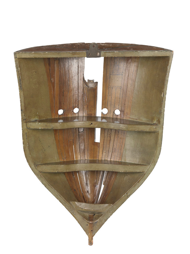 Detail of Bow model; Frame model by unknown