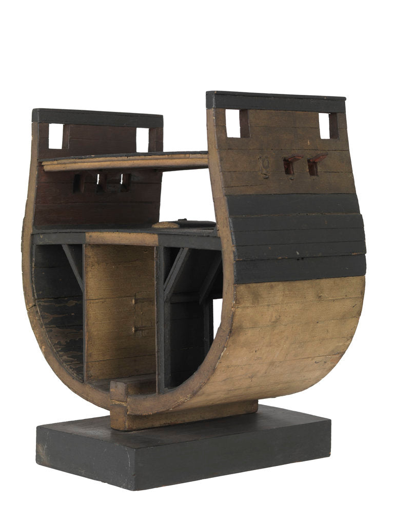 Detail of Sectional model; Midship model by unknown