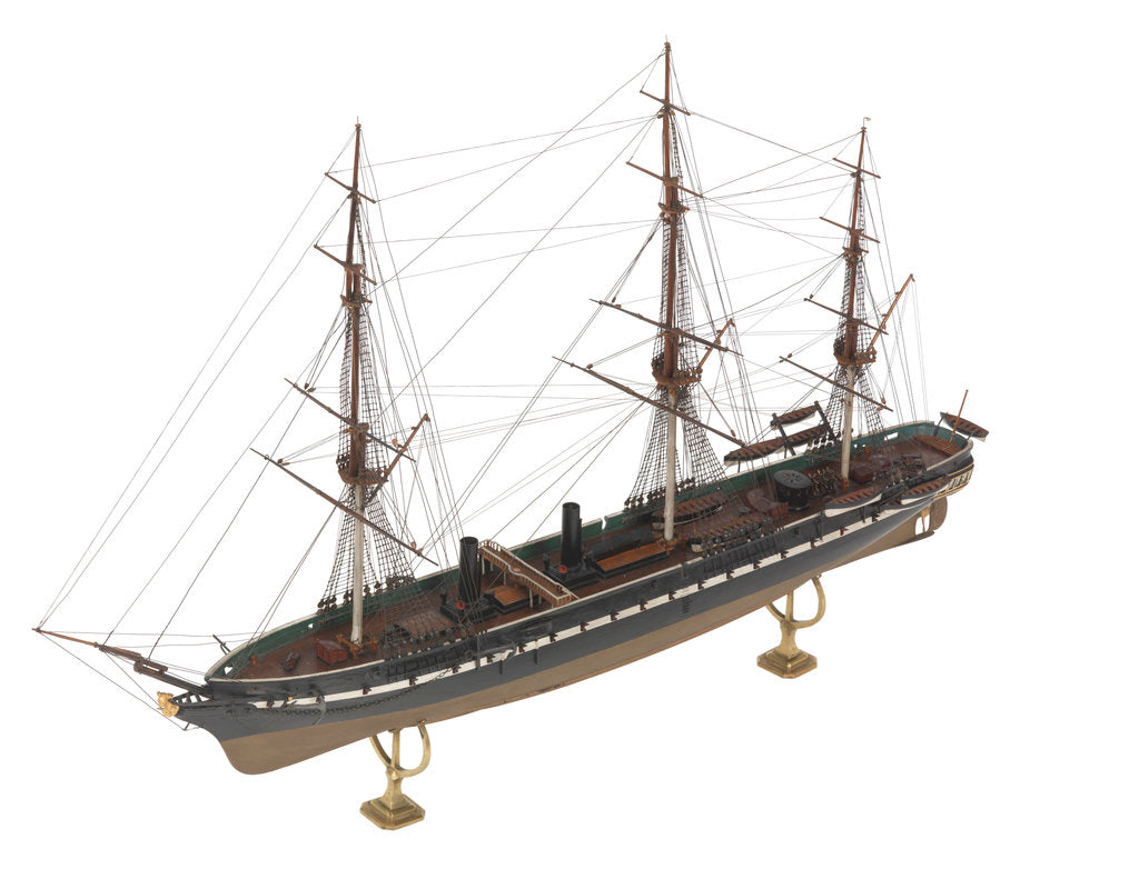 Detail of HMS 'Warrior' (1860) by unknown