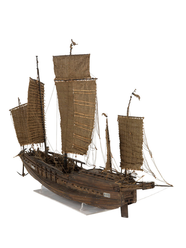 Detail of A cargo vessel Junk, Pechili Trader by unknown
