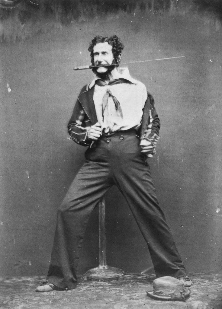 Detail of Thomas Potter Cooke (1786-1864), nautical actor, as LTC in Pilot by unknown