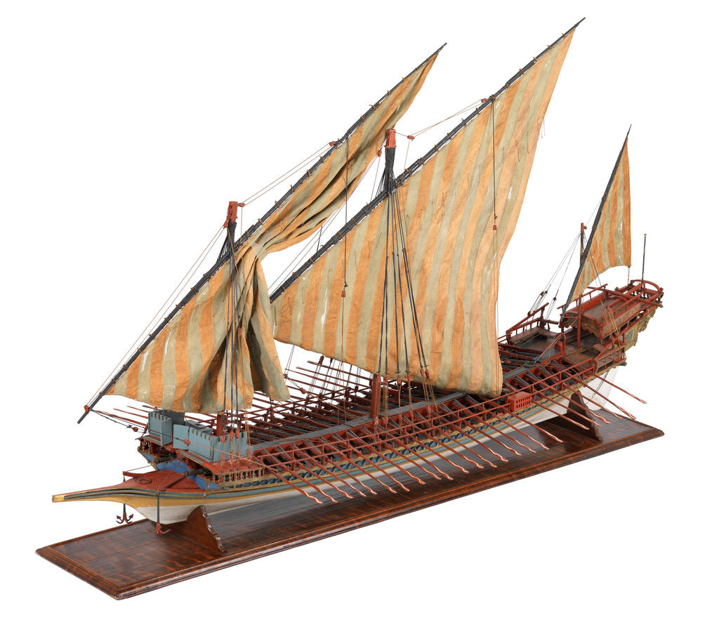 Detail of A Maltese galley by unknown