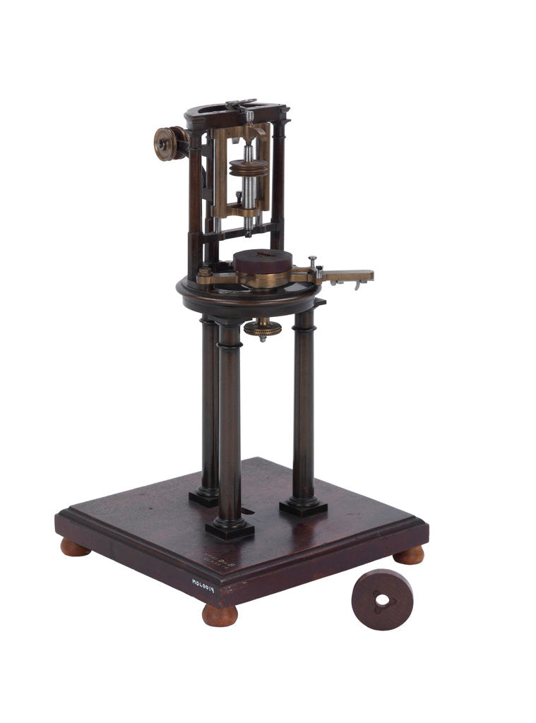 Detail of Coaking machine model by Marc Isambard Brunel
