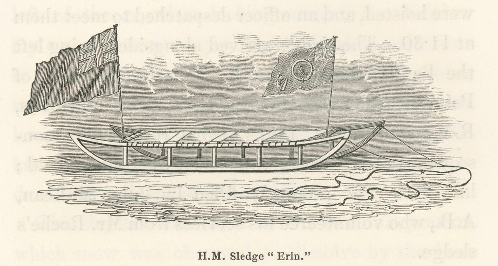 Detail of HM Sledge 'Erin' by unknown