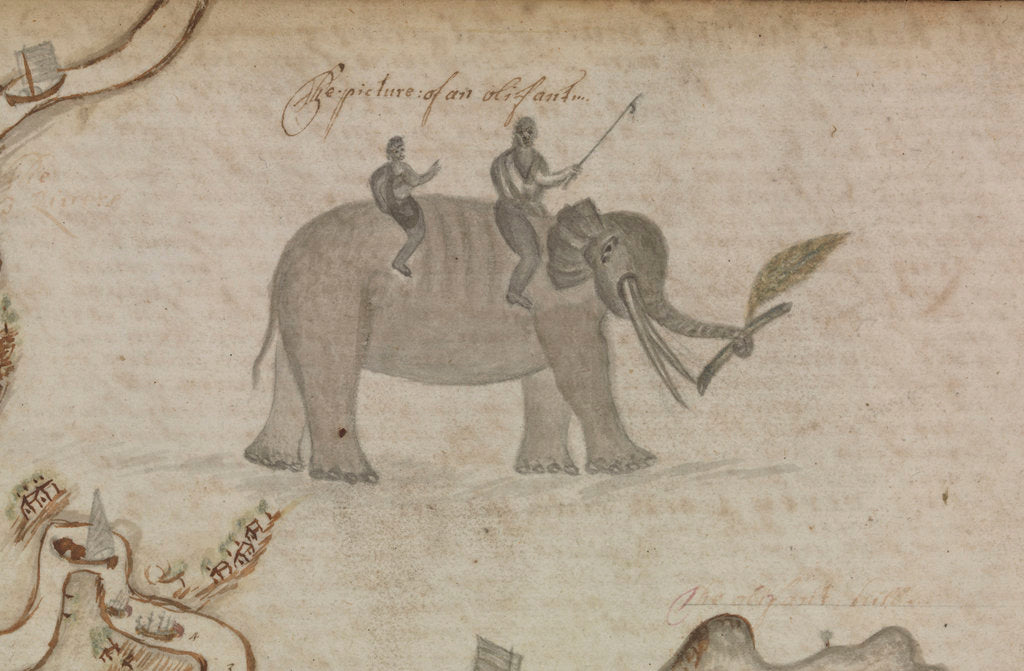 Detail of Plate from Edward Barlow's journal of his life at sea in king's ships, East & West Indiamen & other merchantmen from 1659 to 1703. by Edward Barlow