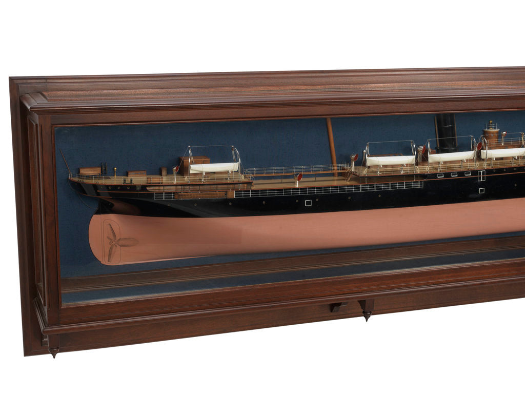 Detail of 'Lightening' (1891); Passenger/cargo vessel by unknown