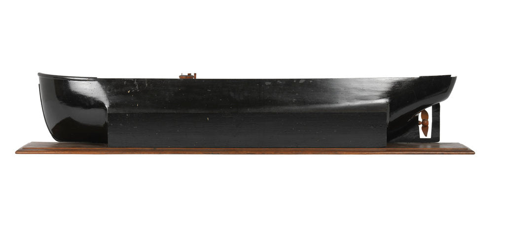 Detail of Warship; ironclad by unknown