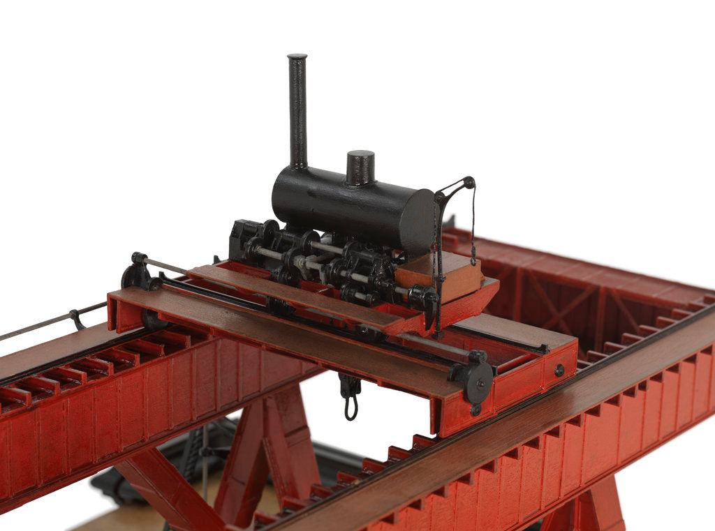 Detail of Steam Travelling Gantry; Warship by unknown