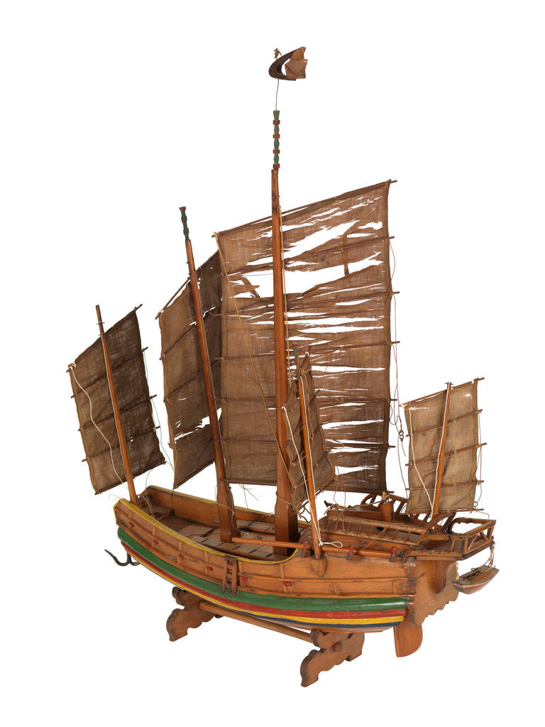 Detail of Cargo vessel; Kiangsu junk by unknown