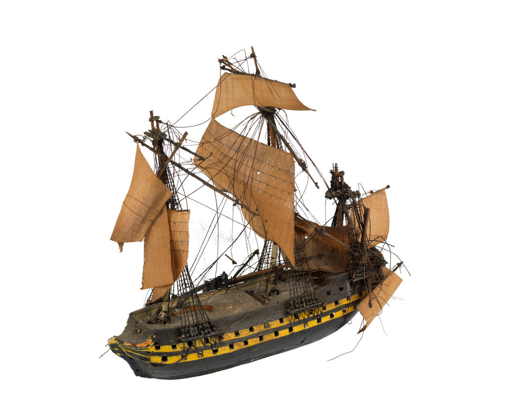 Detail of Warship by William Haines
