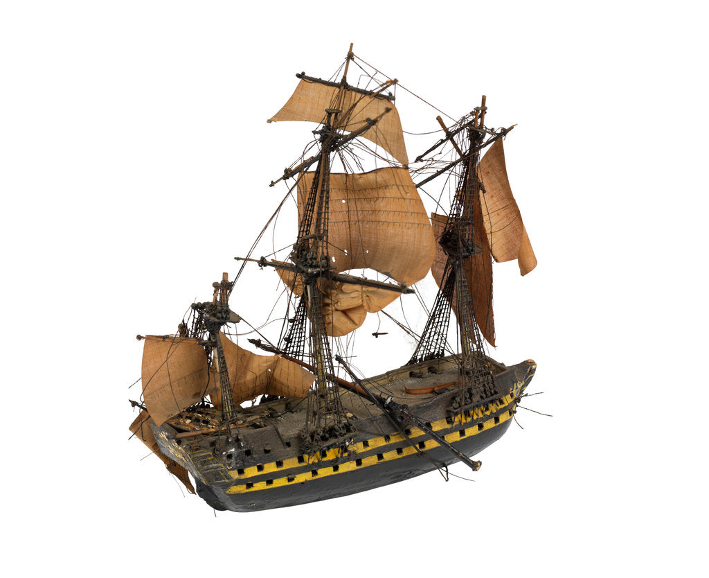 Detail of Warship by William Haines