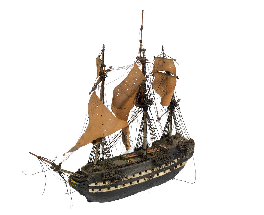 Detail of Warship by William Haines