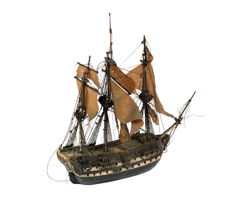 Detail of Warship by William Haines