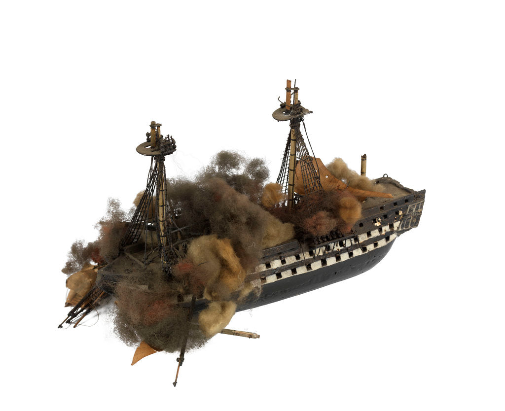 Detail of Warship by William Haines