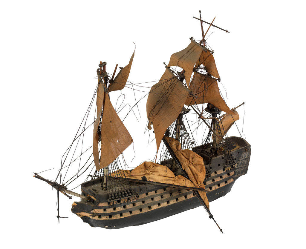 Detail of Warship by William Haines