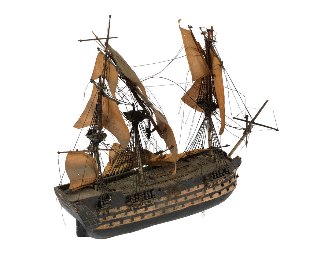 Detail of Warship by William Haines