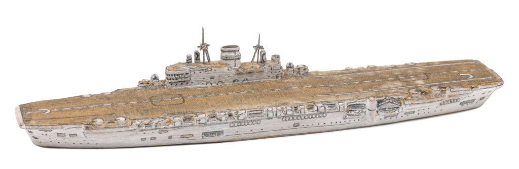 Detail of 'Eagle'; Warship; Aircraft carrier by Howard Kennard