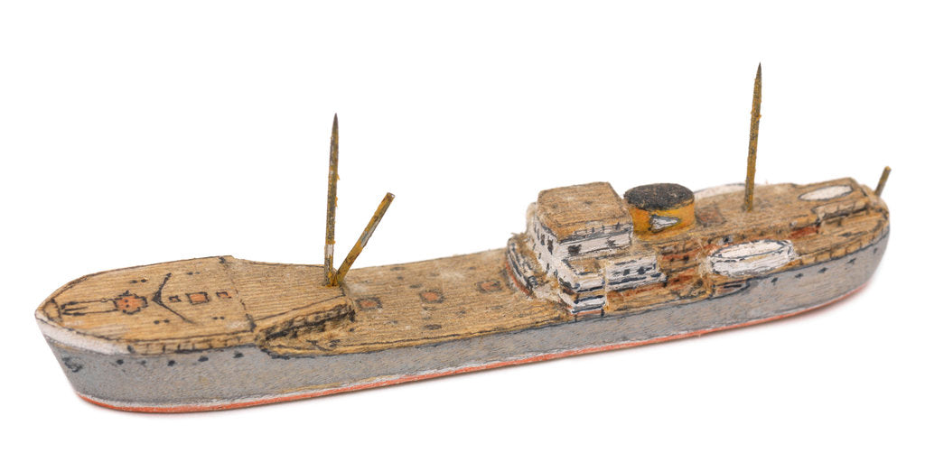 Detail of 'Santa Marina'; Cargo vessel by Howard Kennard