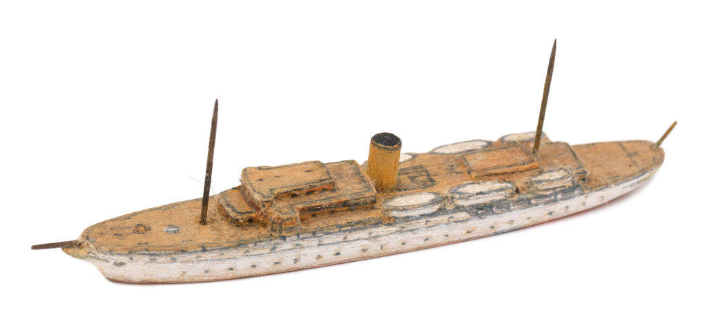 Detail of 'Dannebrog'; Recreation vessel; Yacht by Howard Kennard