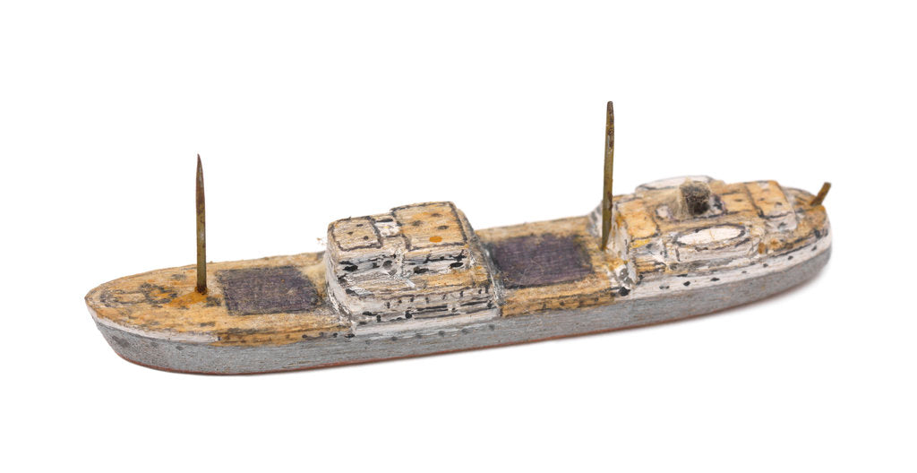 Detail of 'Sir Jules'; Cargo vessel by Howard Kennard