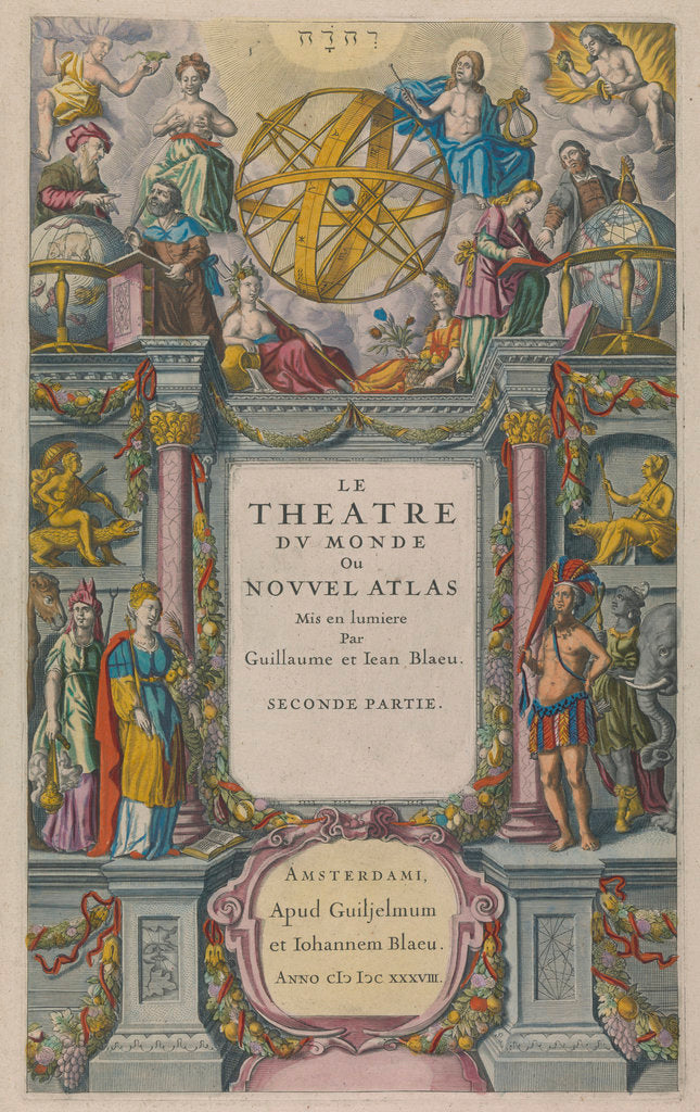 Detail of Le Theatre du Monde by Willem Janszoon Blaeu