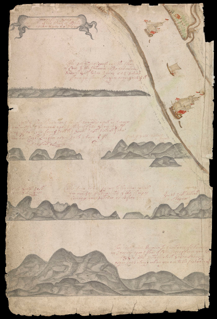 Detail of Plate from Edward Barlow's journal of his life at sea in king's ships, East & West Indiamen & other merchantmen from 1659 to 1703. by Edward Barlow