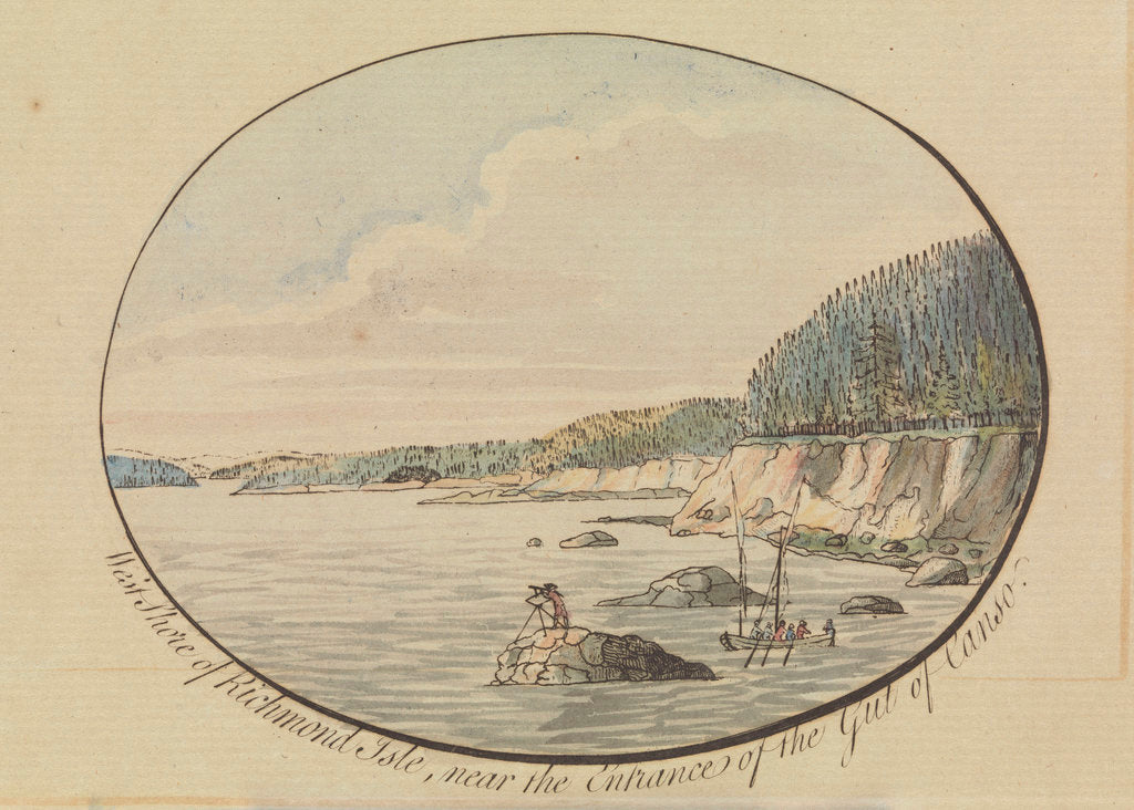 Detail of West shore of Richmond Isle by J.F.W. Des Barres