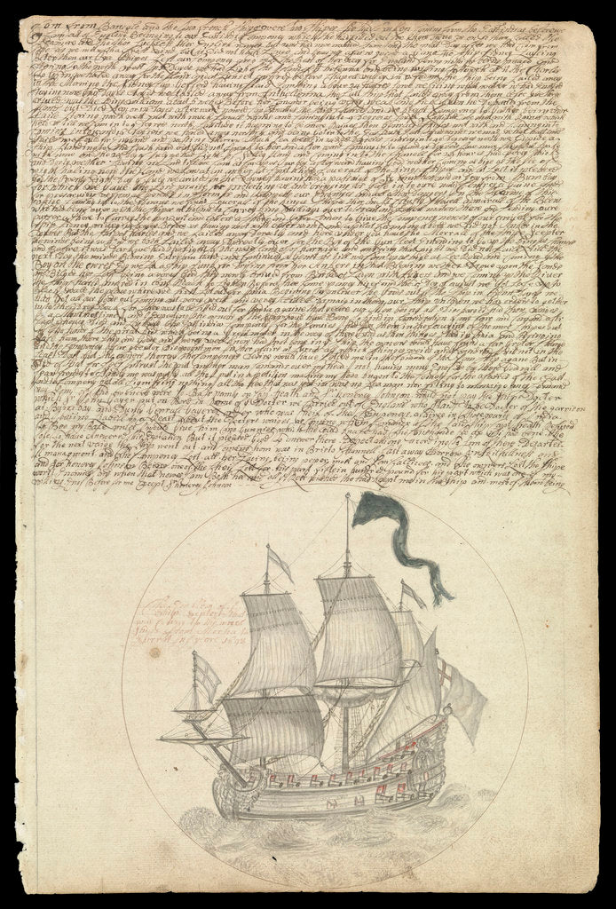 Detail of The East Indiaman 'Sceptre' by Edward Barlow