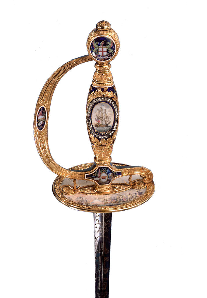 Detail of Presentation small-sword by J. Morisset
