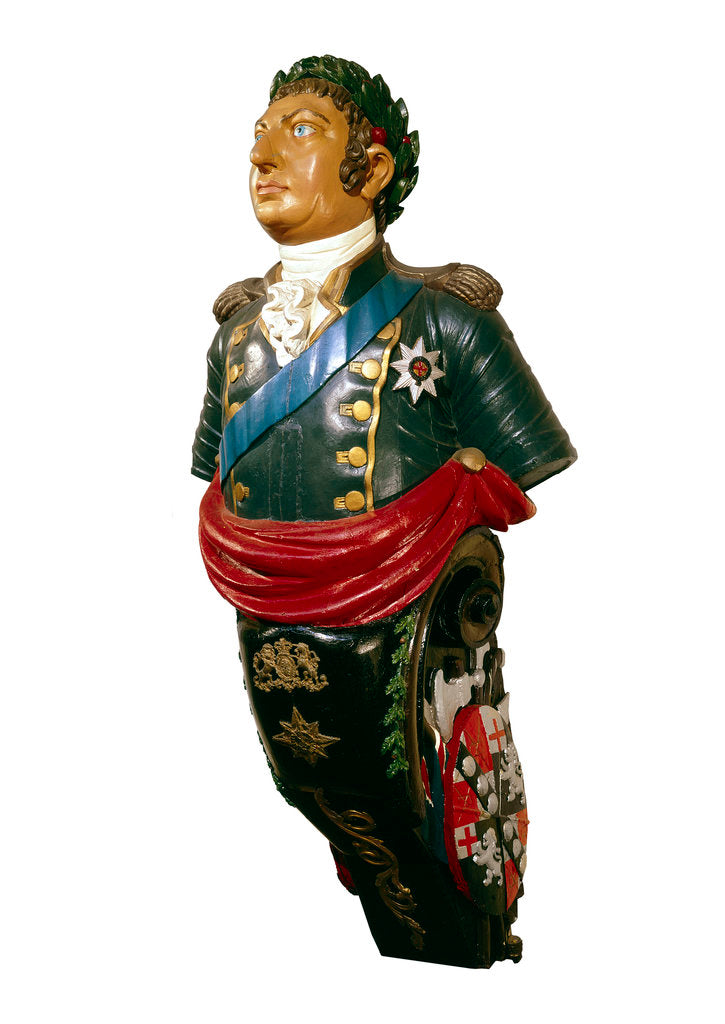Detail of Figurehead from HMS 'Blenheim' by unknown