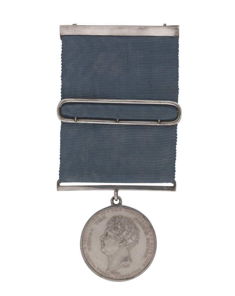 Detail of Royal National Lifeboat Institution silver medal by William Wyon