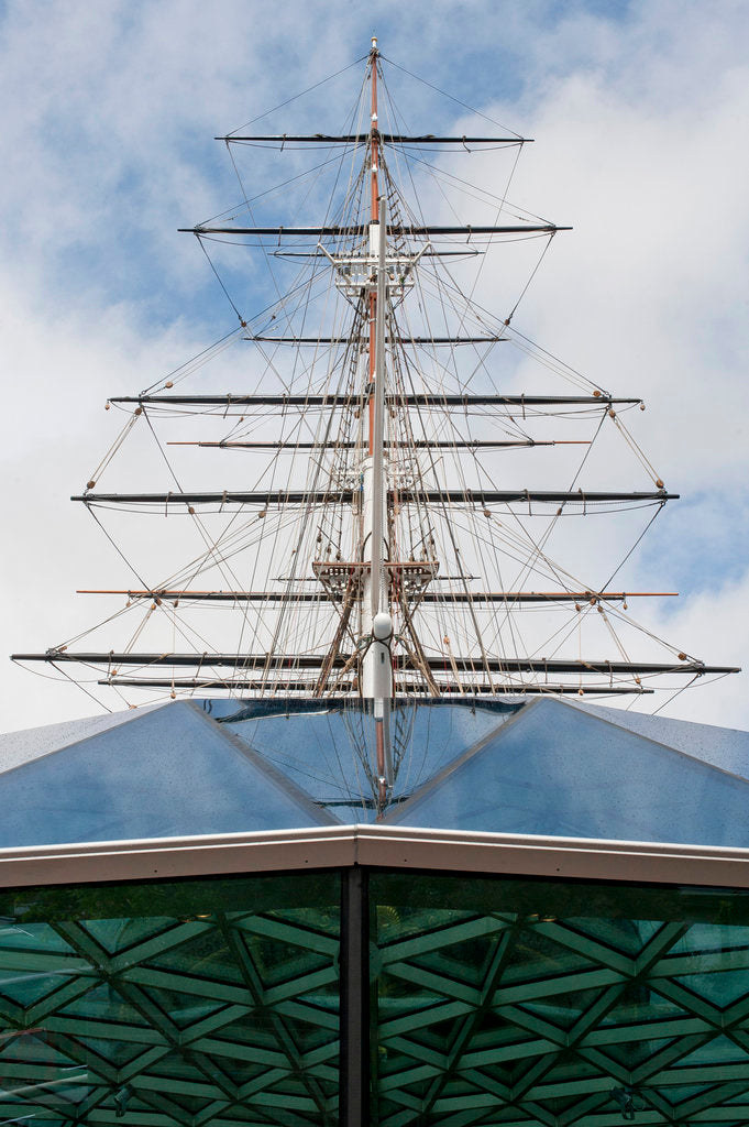 Detail of Refurbished clipper 'Cutty Sark' (1869), re-opened 25 April 2012 by National Maritime Museum