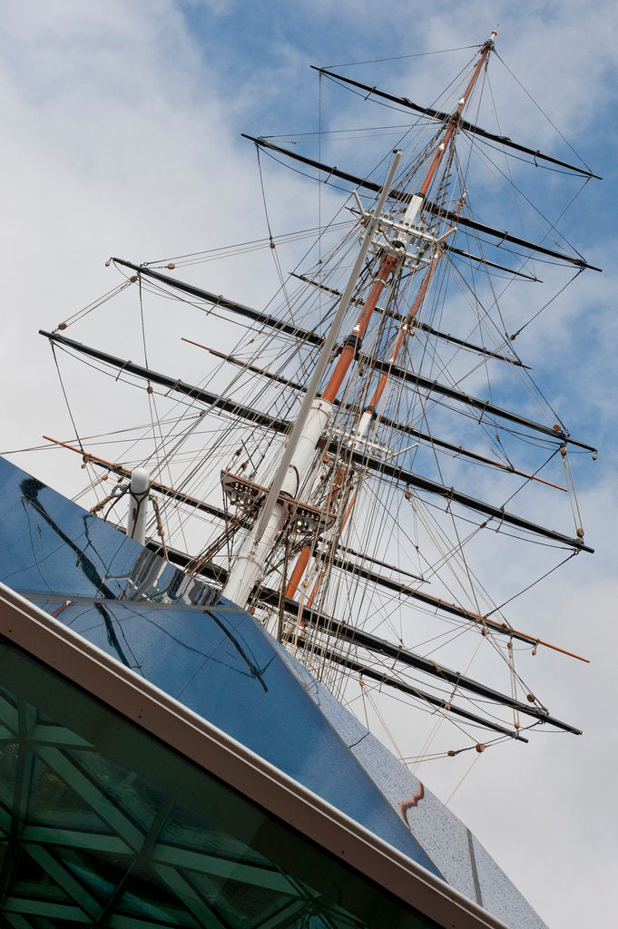Detail of Refurbished clipper 'Cutty Sark' (1869), re-opened 25 April 2012 by National Maritime Museum