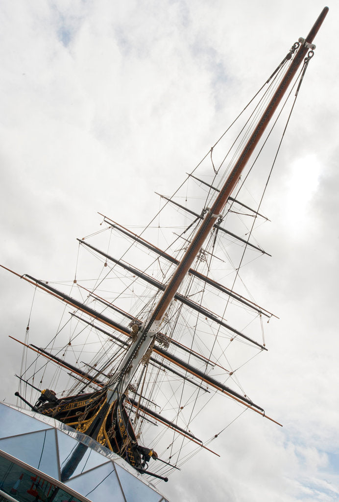 Detail of Refurbished clipper 'Cutty Sark' (1869), re-opened 25 April 2012 by National Maritime Museum