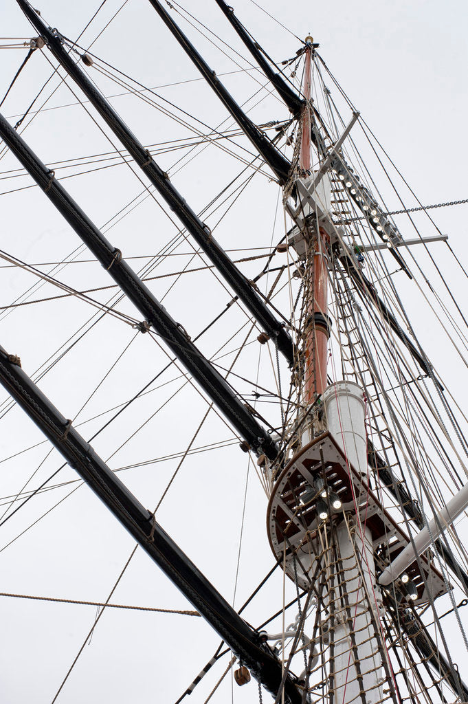 Detail of Refurbished clipper 'Cutty Sark' (1869), re-opened 25 April 2012 by Royal Museums Greenwich Photo Studio