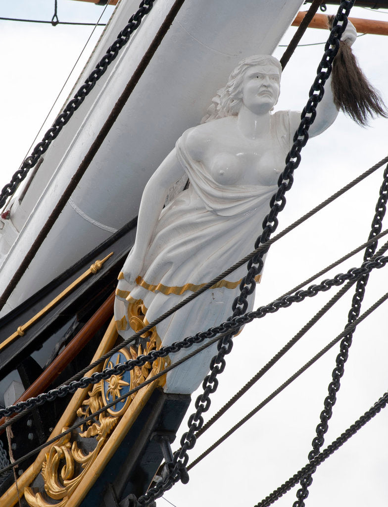 Detail of Refurbished clipper 'Cutty Sark' (1869), re-opened 25 April 2012 by Royal Museums Greenwich Photo Studio