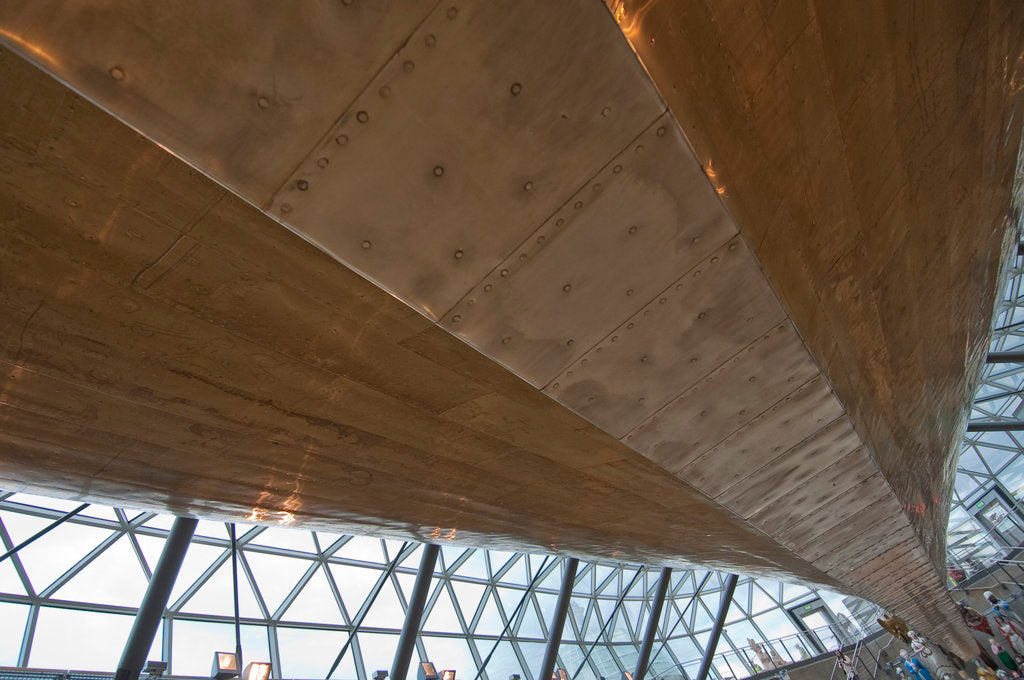 Detail of Refurbished clipper 'Cutty Sark' (1869), re-opened 25 April 2012 by National Maritime Museum