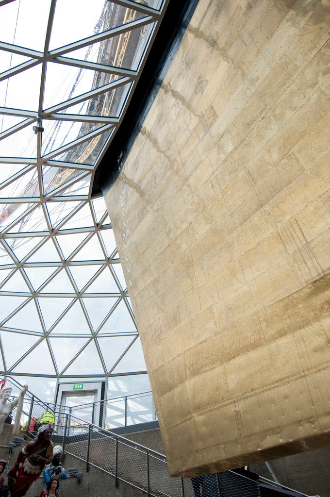 Detail of Refurbished clipper 'Cutty Sark' (1869), re-opened 25 April 2012 by National Maritime Museum