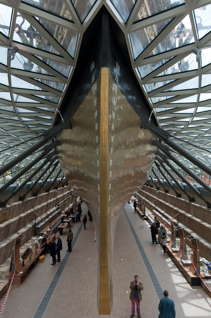 Detail of Refurbished clipper 'Cutty Sark' (1869), re-opened 25 April 2012 by Royal Museums Greenwich Photo Studio