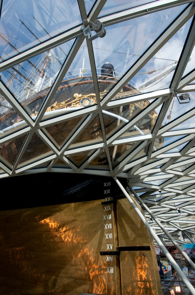 Detail of Refurbished clipper 'Cutty Sark' (1869), re-opened 25 April 2012 by National Maritime Museum