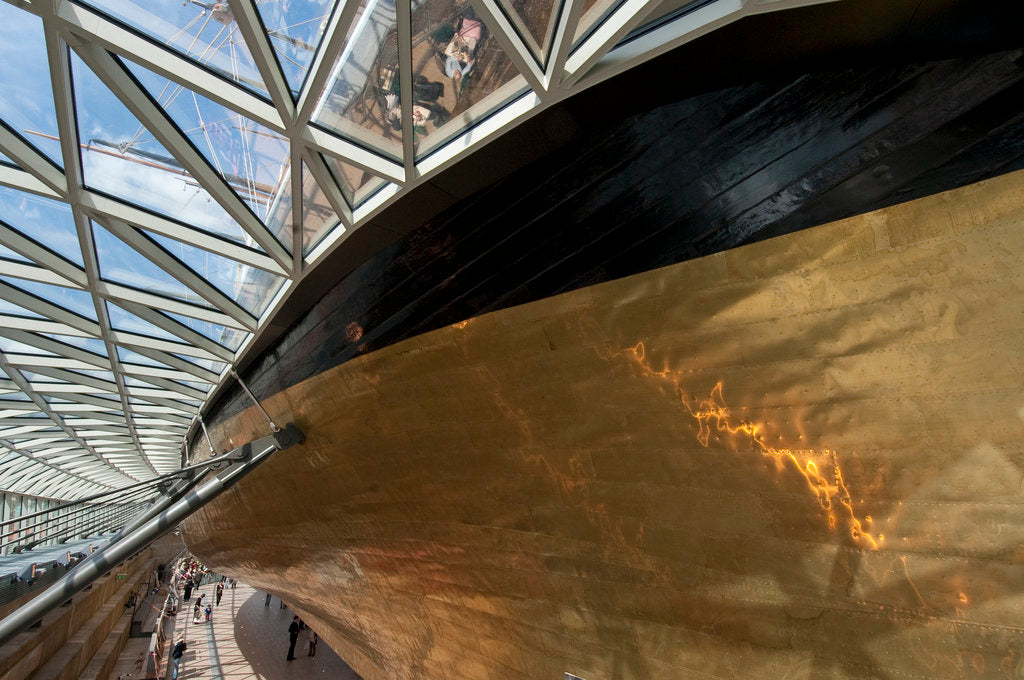 Detail of Refurbished clipper 'Cutty Sark' (1869), re-opened 25 April 2012 by National Maritime Museum